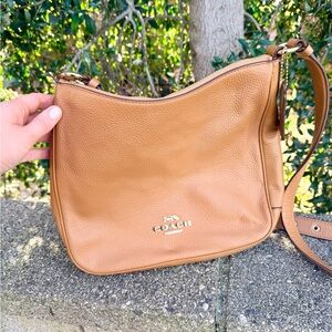Coach Caramel Leather Shoulder Bag